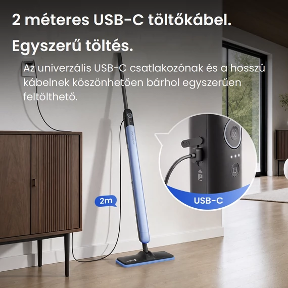 Proscenic GoMop Vezeték Nélküli Elektromos Felmosó