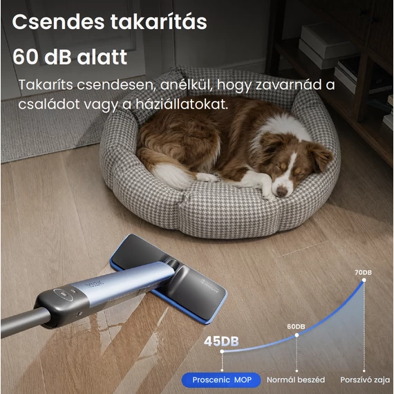 Proscenic GoMop Vezeték Nélküli Elektromos Felmosó
