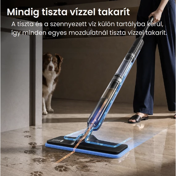 Proscenic GoMop Vezeték Nélküli Elektromos Felmosó
