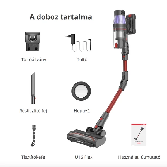 Ultenic U16 Flex Vezeték Nélküli Porszívó